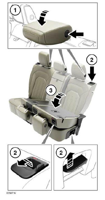 Land Rover Defender. Rear seats