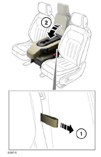 Land Rover Defender. Front seats