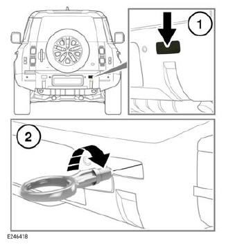Land Rover Defender. Vehicle recovery