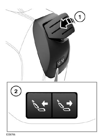 Land Rover Defender. Front seats