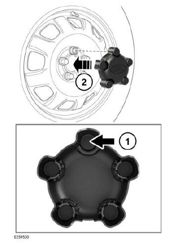 Land Rover Defender. Wheel changing