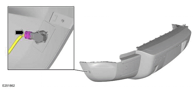Land Rover Defender - Rear Park Assist Sensor - Parking Aid