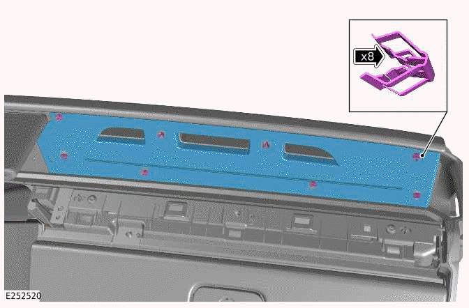 Land Rover Defender - Instrument Panel Upper Trim - Instrument Panel ...