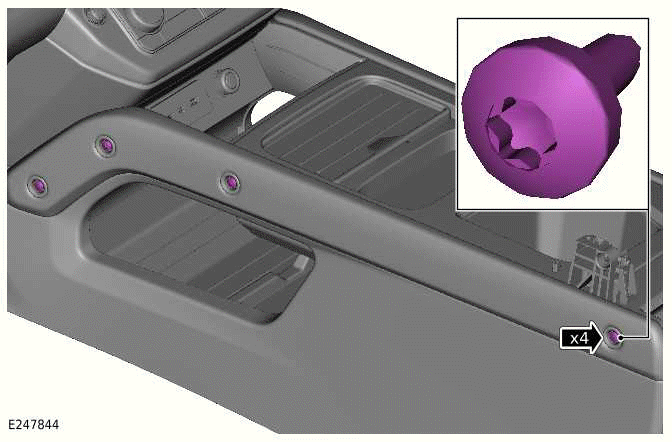 Land Rover Defender - Rear Integrated Control Panel - Climate Control