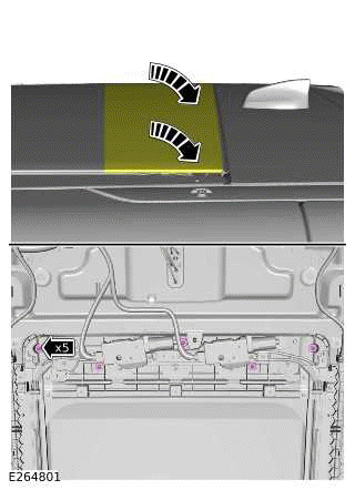 Land Rover Defender - Canvas Roof Outer Canvas - Roof Opening Panel