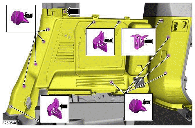 Land Rover Defender - Right Loadspace Trim Panel - Interior Trim and ...
