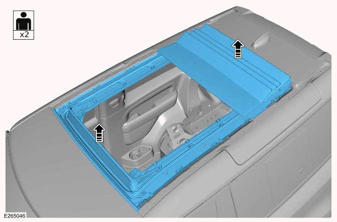 Land Rover Defender - Canvas Roof Frame - Roof Opening Panel