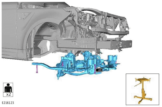 Land Rover Defender - Front Subframe - Frame and Mounting