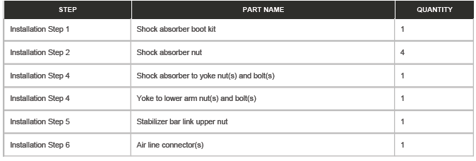 Shock Absorber and Spring Assembly